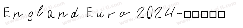 England Euro 2024字体转换